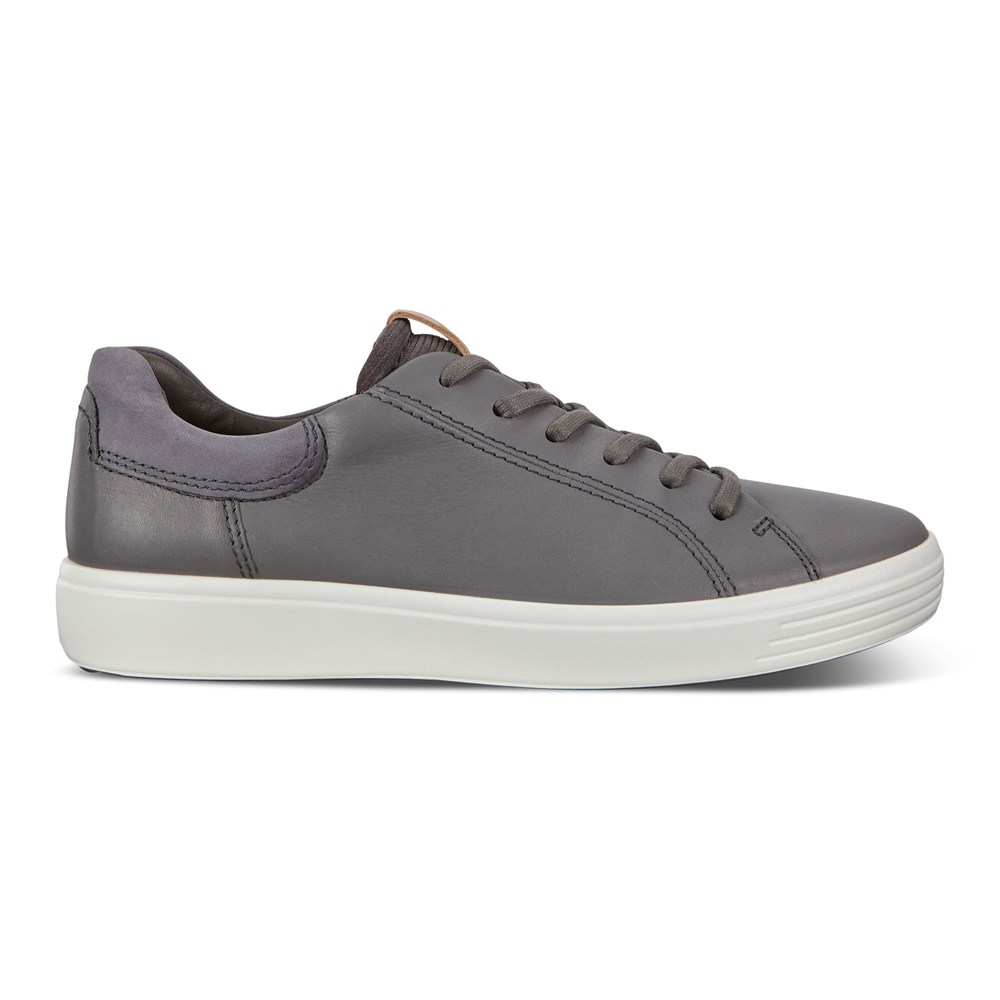 ECCO Mens Sneakers Dark Grey - Soft 7 Streets - EBZ-956480